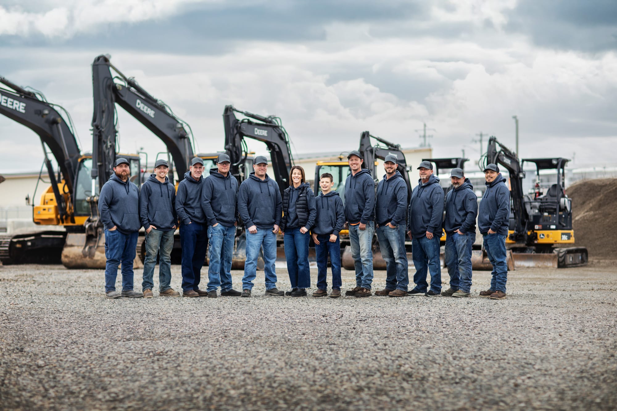 VBX team standing in front of equipment