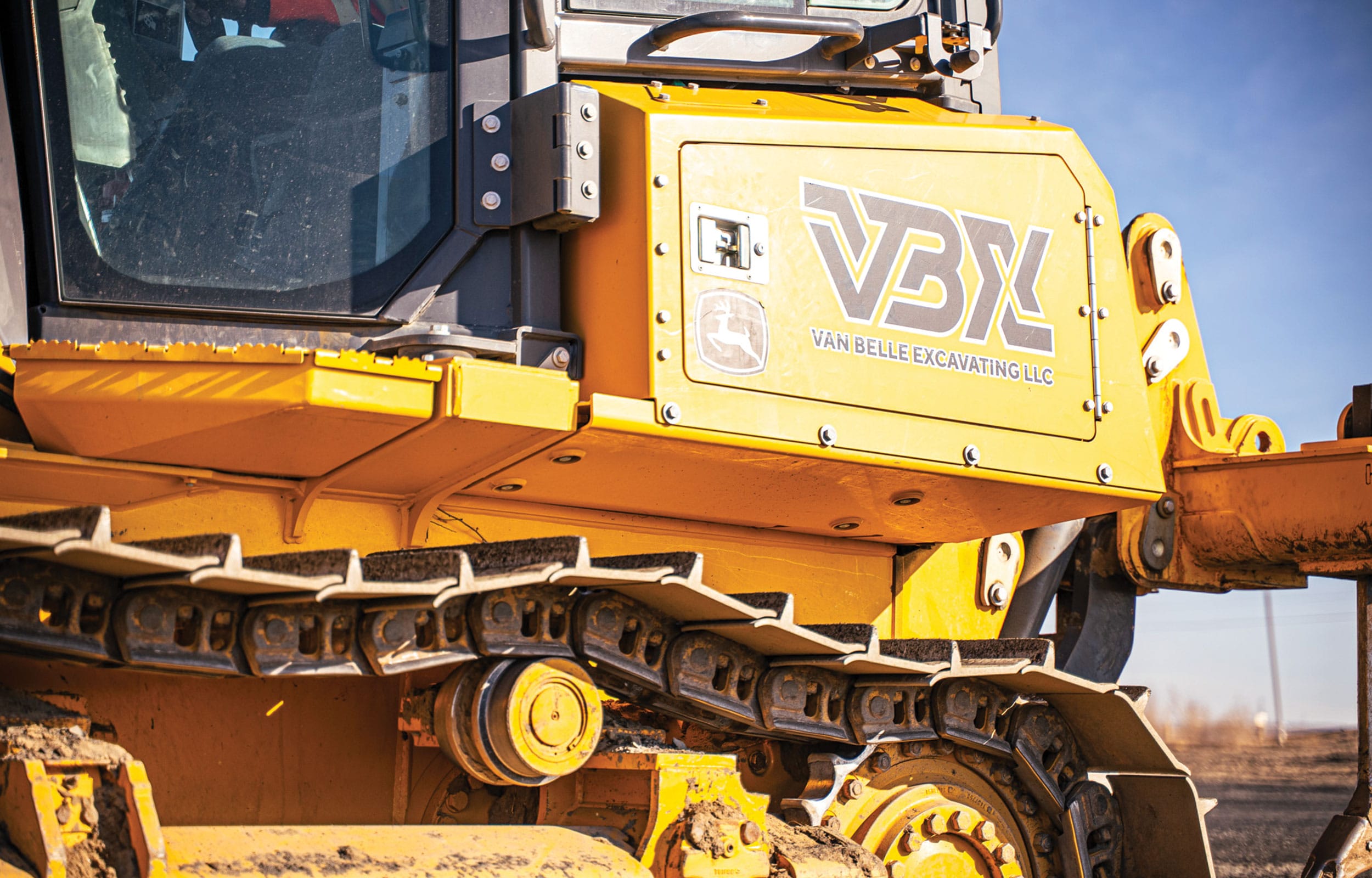 VBX logo on equipment